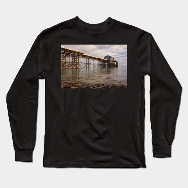 Mumbles Lifeboat Station, Mumbles Pier, Swansea Long Sleeve T-Shirt by dasantillo